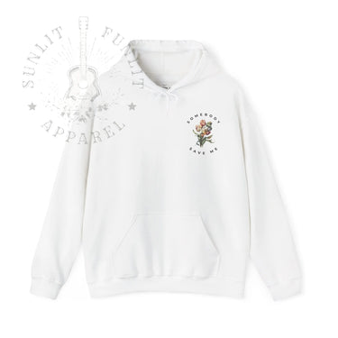 Jelly Somebody Save Me Floral Pullover Hoodie - Adult Unisex - Sunlit Funlit Country Music Tees